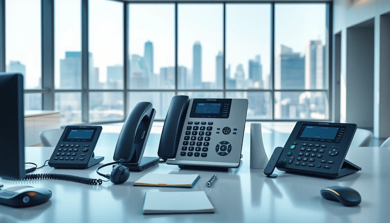 Optimize telephone systems in a modern office for efficient communication.