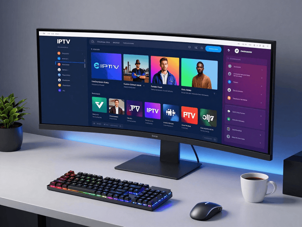 "IPTV reseller panel showcasing a digital platform for managing subscriptions, cloud computing technology, and advanced analytics."