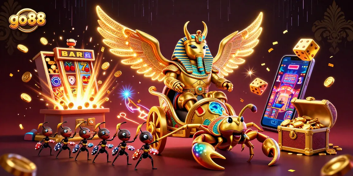 Join the thrill of go 88 in a vibrant, dynamic casino festival scene alive with action.