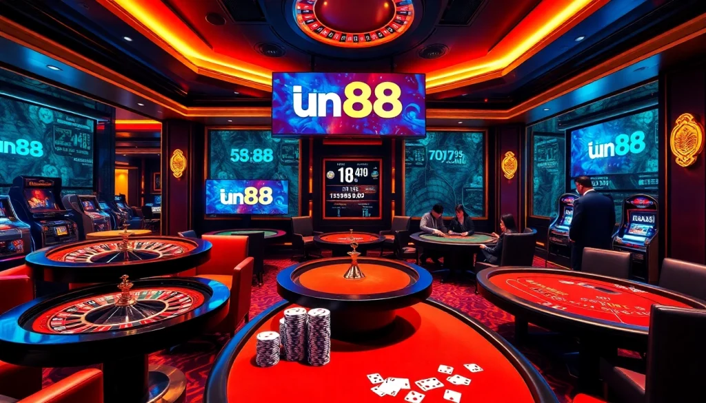 Experience the thrill of gaming at Fun88 link with dynamic tables and vibrant visuals.