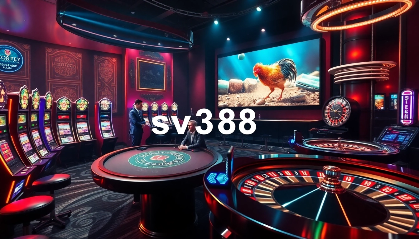 Experience the thrill of betting on sv388 with high-stakes poker and exciting live matches.