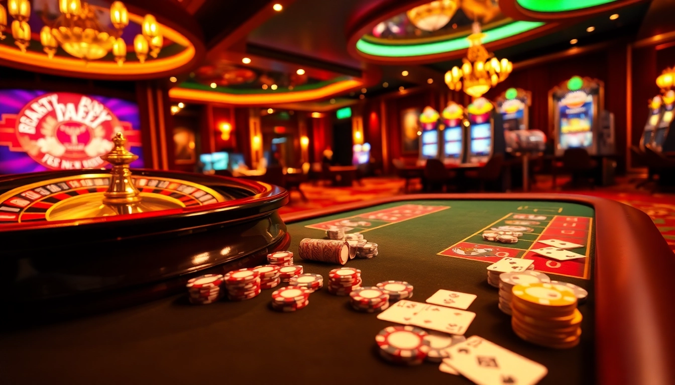 Experience the excitement of winvn with vibrant casino tables and thrilling online gambling visuals.