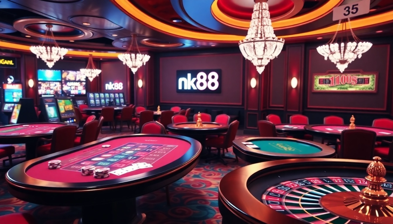 Experience thrilling online gaming at https://nk88.onl/ with vibrant poker and slot action.