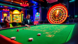 Players engaging in high-stakes baccarat at a luxurious casino table related to ax88.com