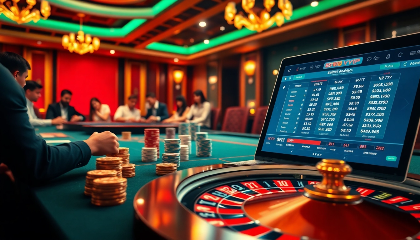 Experience the excitement of 68VIP with luxurious poker gameplay and a vibrant casino atmosphere.
