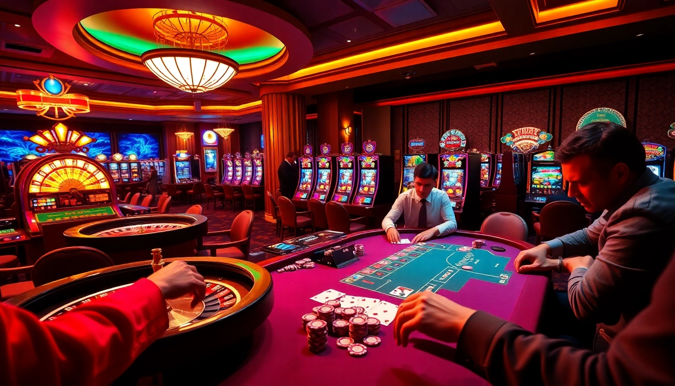 Experience high stakes at 58vin casino with vibrant poker action and luxury ambiance.