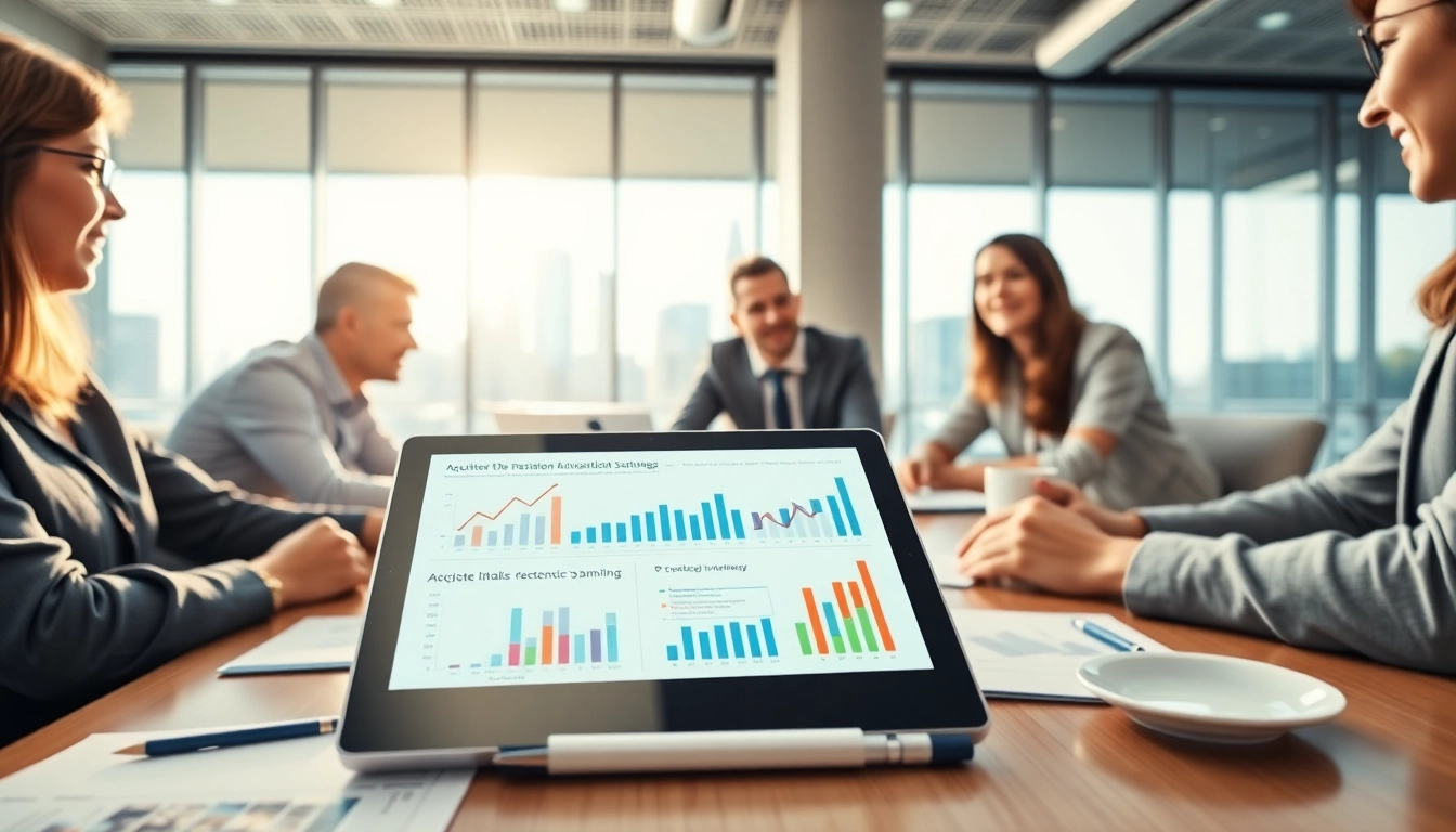 Business professionals discussing Acquisition Planning strategies in a modern office setting.
