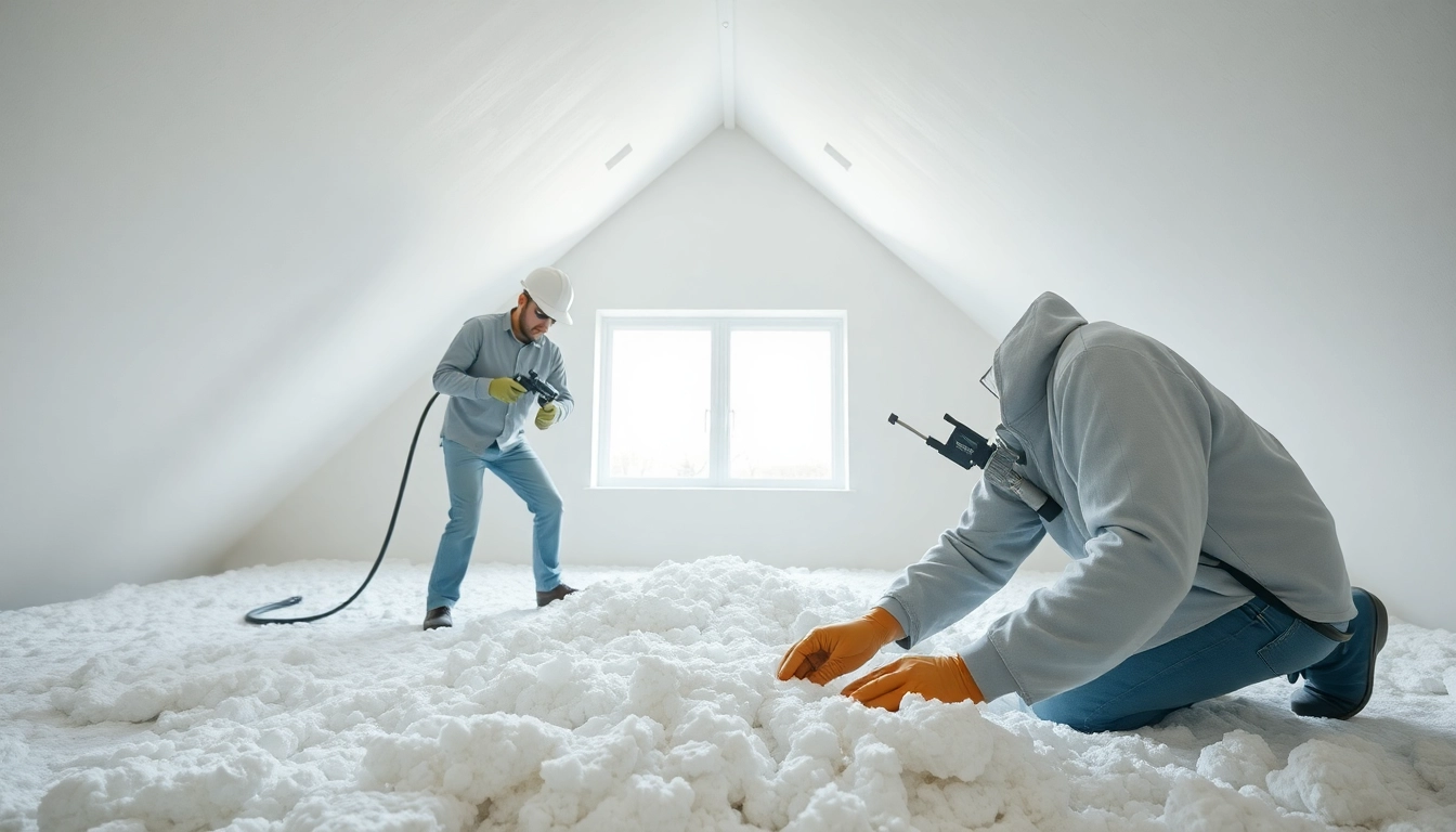 Efficient loft spray foam removal service performed by experts in a bright attic setting.