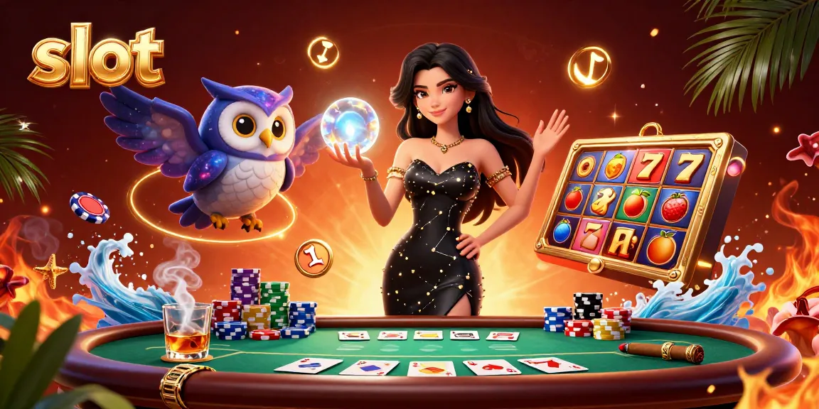 Engage with vibrant slot themes in this dynamic scene featuring lucky 7s and jackpot counters.