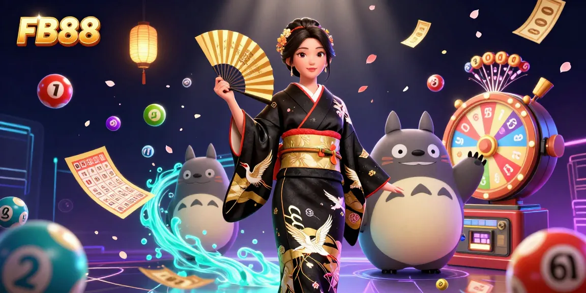 Engage in thrilling lottery and bingo games at FB88, featuring a dynamic celebration of exciting wins.