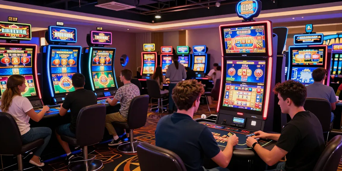 Players enjoying the best casinos for credit card deposits in a vibrant online environment.