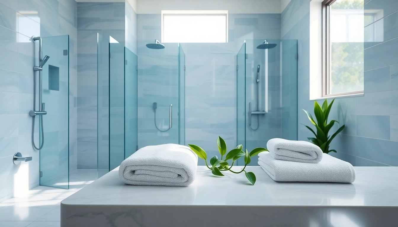 Enhance your space with elegant showers that embody luxury and serenity, featuring modern designs.