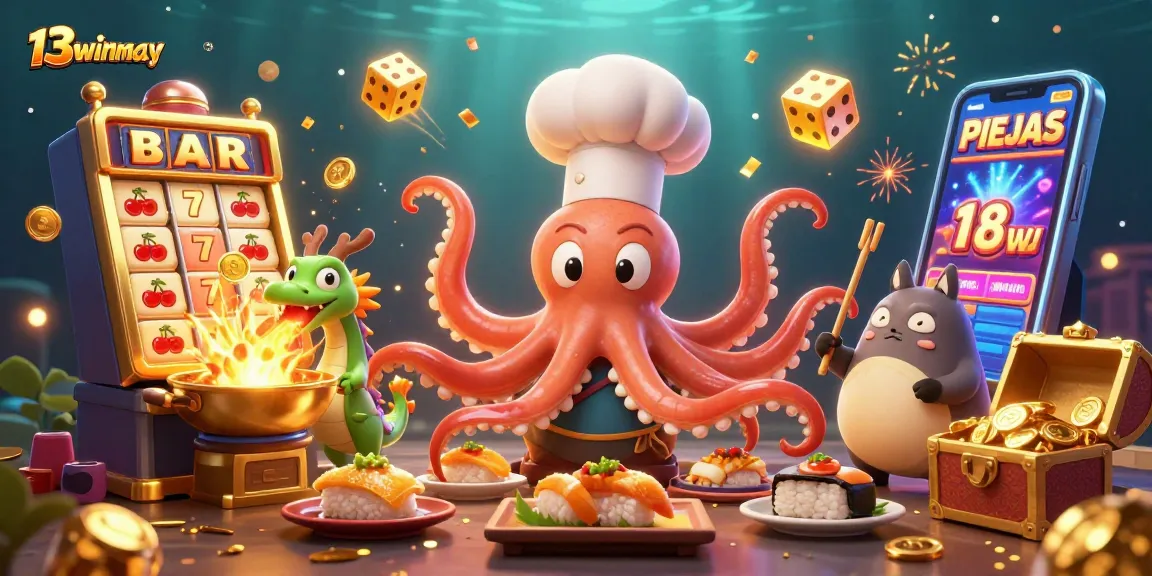 Experience exciting gaming with the dynamic 13winmay casino scene featuring vibrant characters and elements.