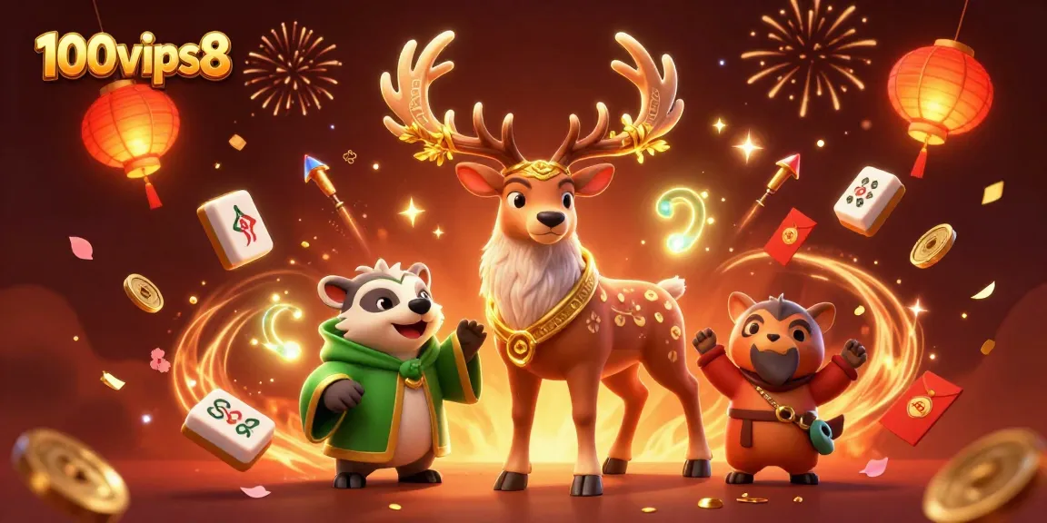 Experience thrilling games at 100vips8 with festive visuals and captivating elements.